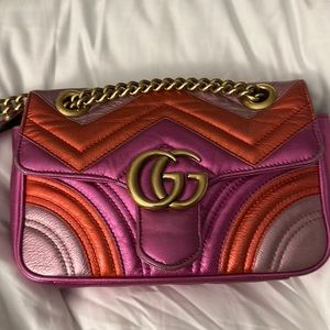 Gucci Marmount Metallic crossbody bag